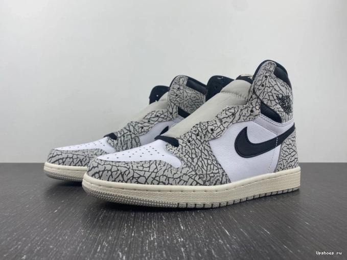 DZ5485-052 High Retro Cement 1 OG Jordan White 0506